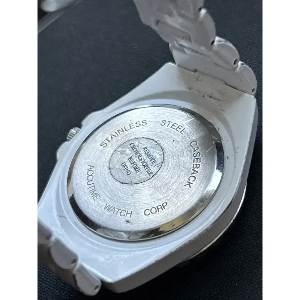 Vivani Silver Dial White Band And Case Women’s Quartz Watch